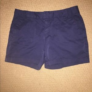 Navy chino shorts